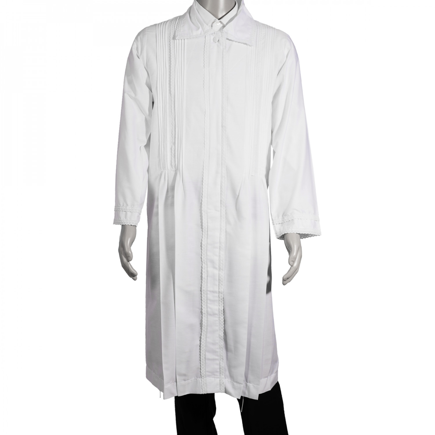 Kittel - Double Pleated Design with Trim
