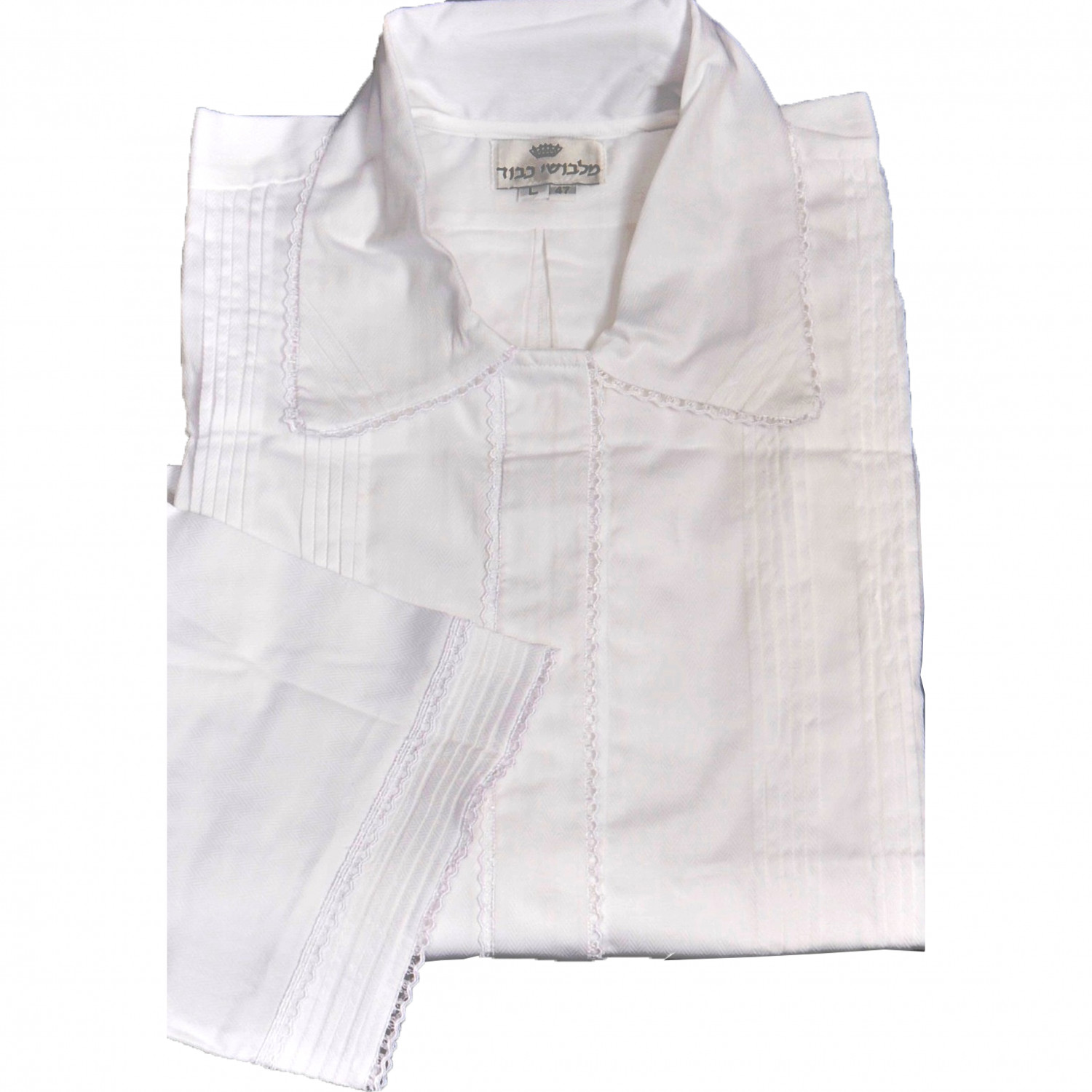 Kittel - Minimalist White Design with Pleats