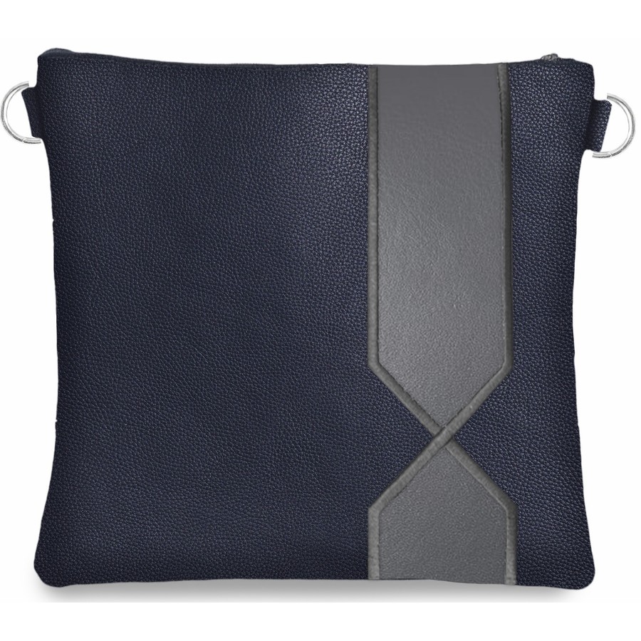 Tallit bag in navy leather, design KT 2513