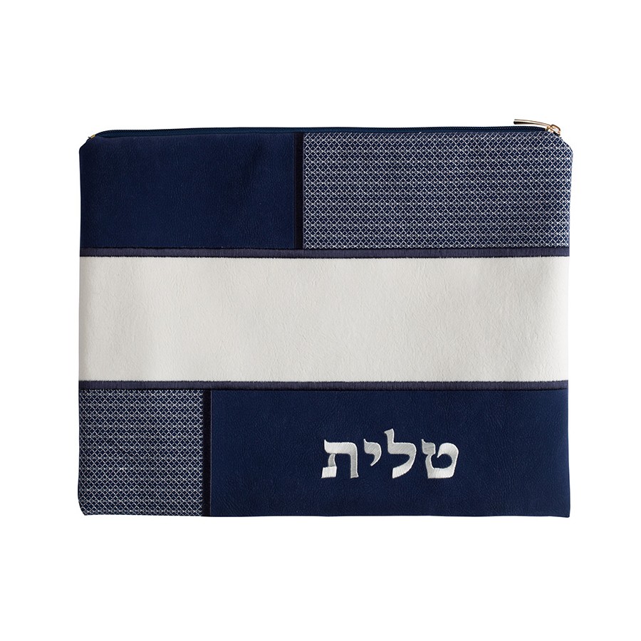 Tallis Bag Design KT 2050 - Navy and White Suede Look
