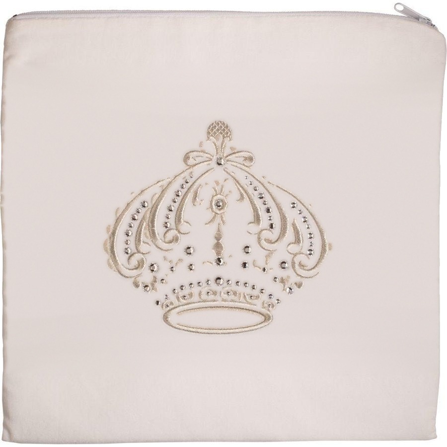 Tallis bag in white velvet, design MC 181
