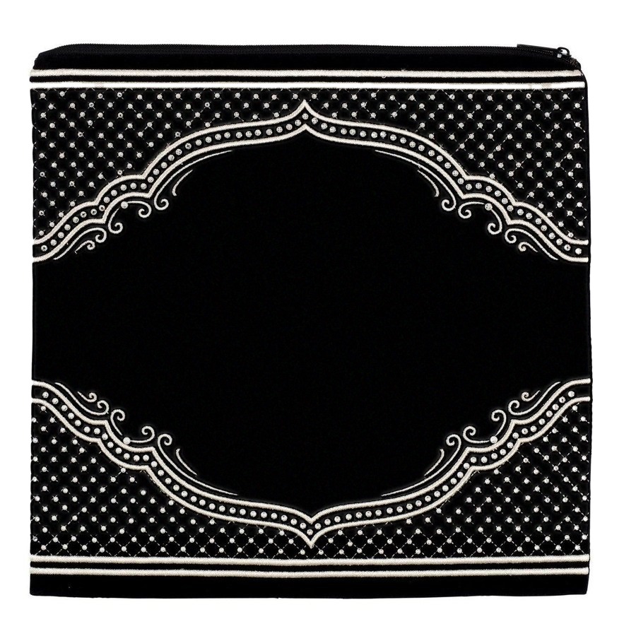 Tallit bag in black velvet, design MC 448
