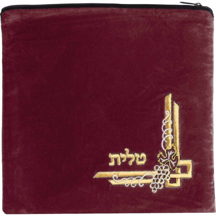 Tallis Bag Design MC 122 - Maroon Velvet