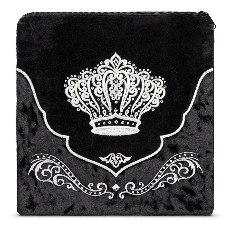 Tallit bag in black velvet, design MC 560
