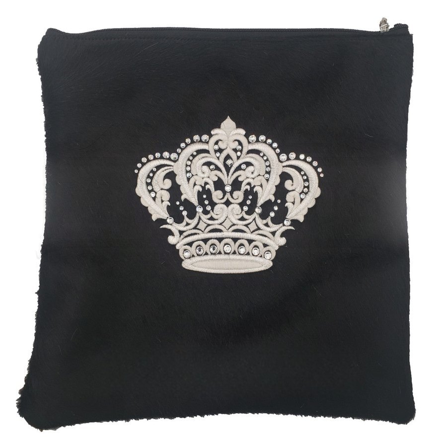 Tallit bag in black fur, design MC 6050