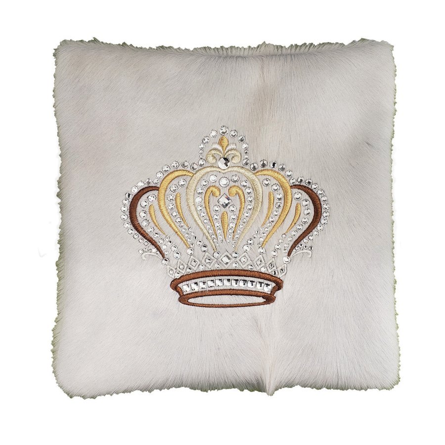 Tallit bag in white fur, design MC 6030