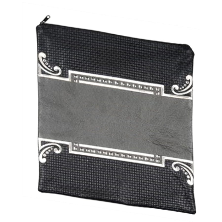 Tallis Bag Design MC 1032 - Black and Grey Leather