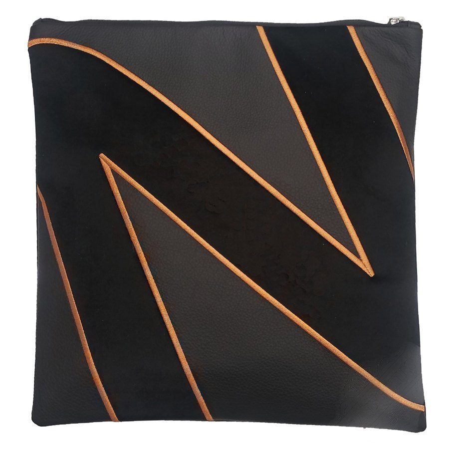 Tallis Bag Design MC 1428 - Black Leather and Black Velvet