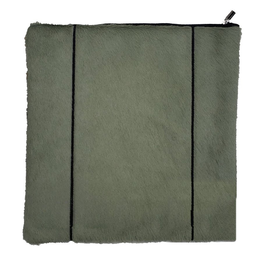 Tallit bag in sage green fur, design MC 5037