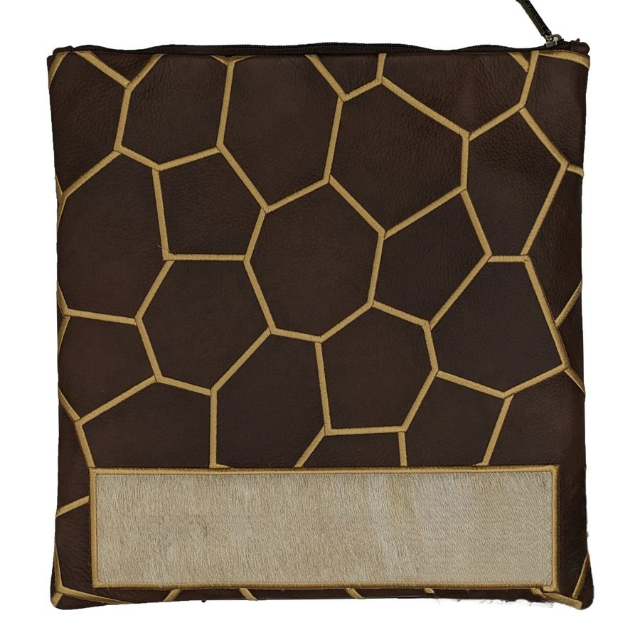 Tallis Bag Design MC 1360 - Brown Leather and Fur