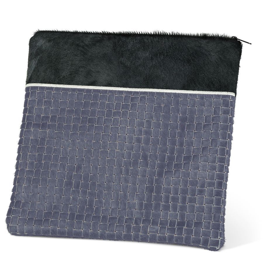 Tallis and Tefillin Bag Design 324-Livid Woven Fur – Black