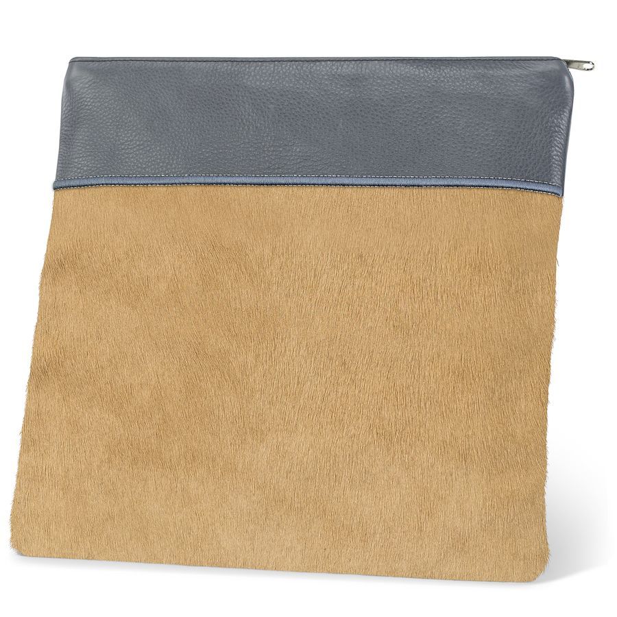 Tallis and Tefillin Bag Design 324-Camel Fur with Leather – Livid