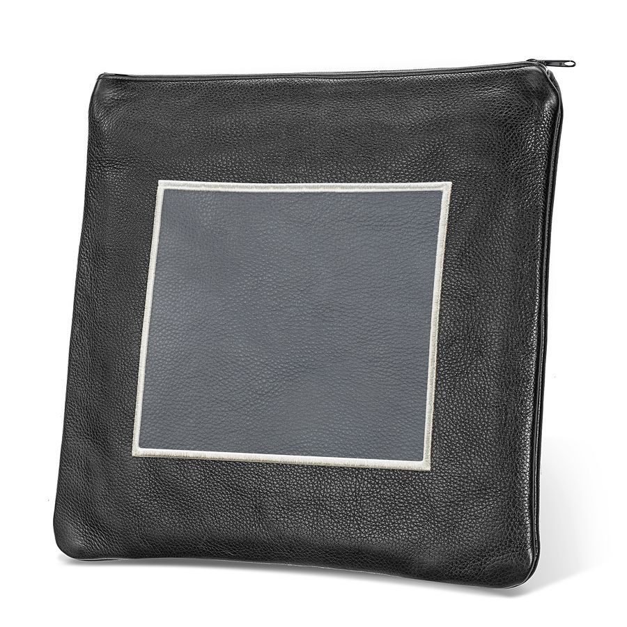 Tallis and Tefillin Bag Design 328- Black and Livid Leather – Livid