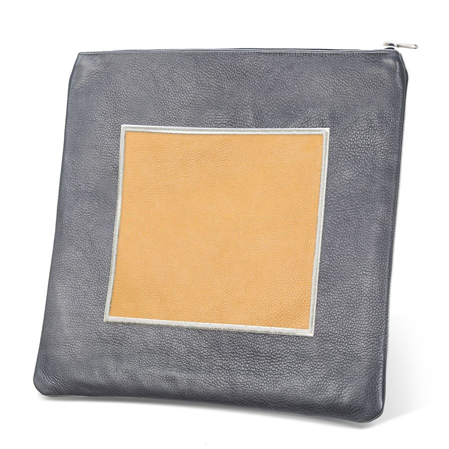 Tallis and Tefillin Bag Design 328- Camel and Livid Leather