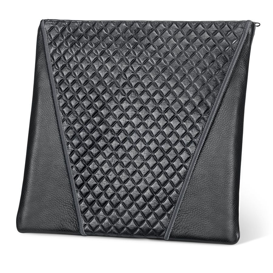 Tallis and Tefillin Bag Design 342-Diamond Leather – Black