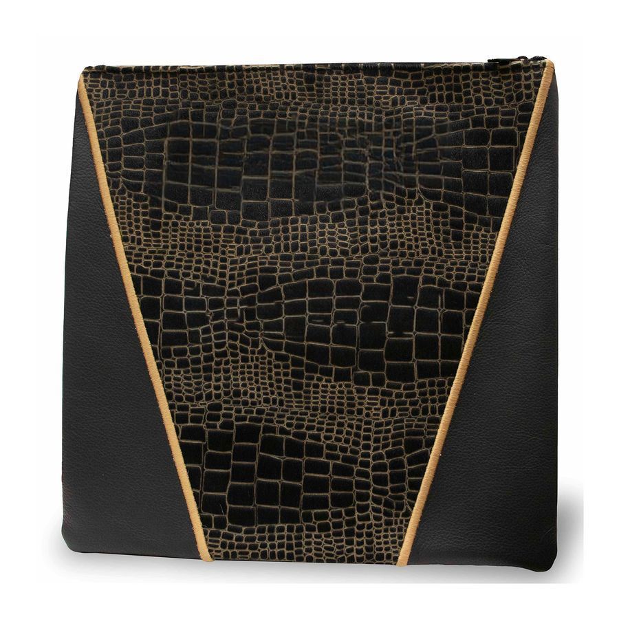 Tallis and Tefillin Bag Design 342-Black Croc Fur