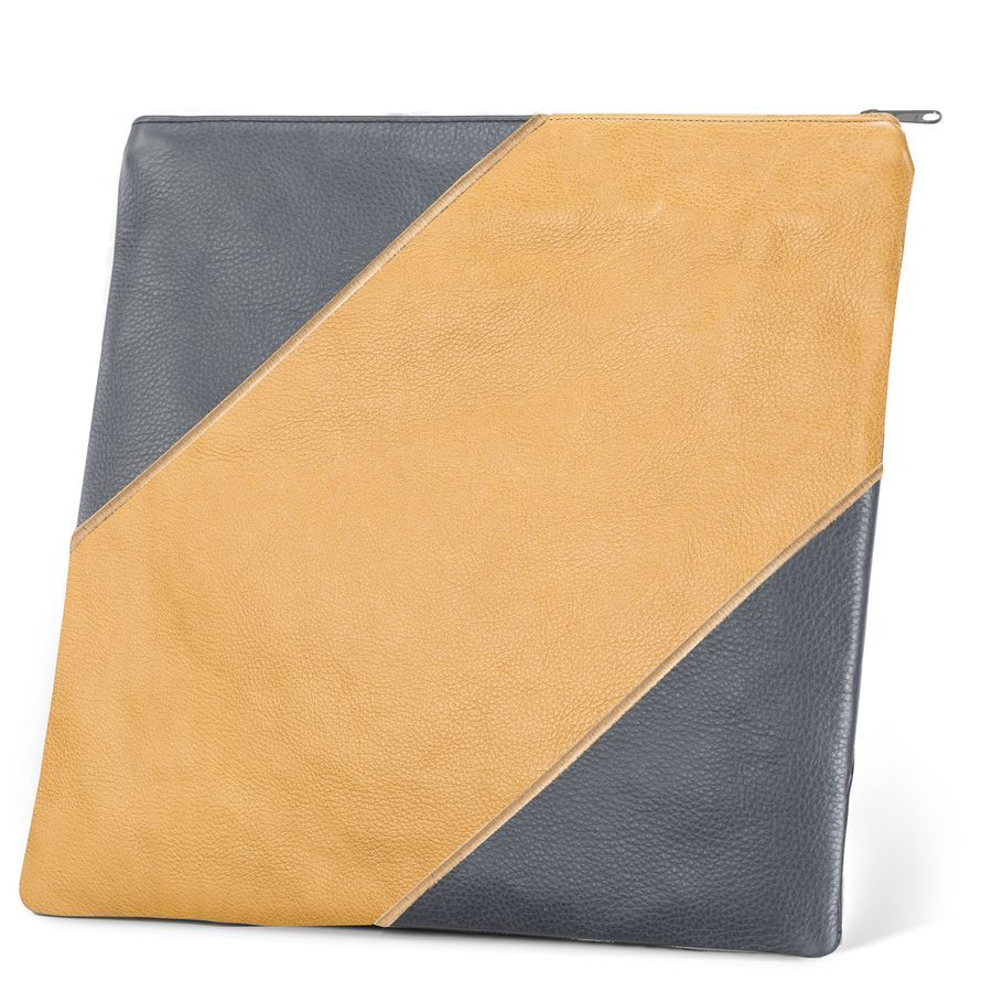 Tallis and Tefillin Bag Design 343- Camel and Livid Leather – Camel