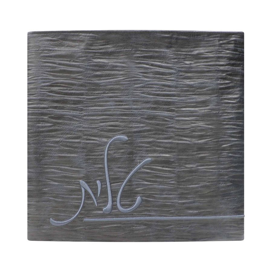 Tallis and Tefillin Bag Design 412- Solid Premium Leather – Navy