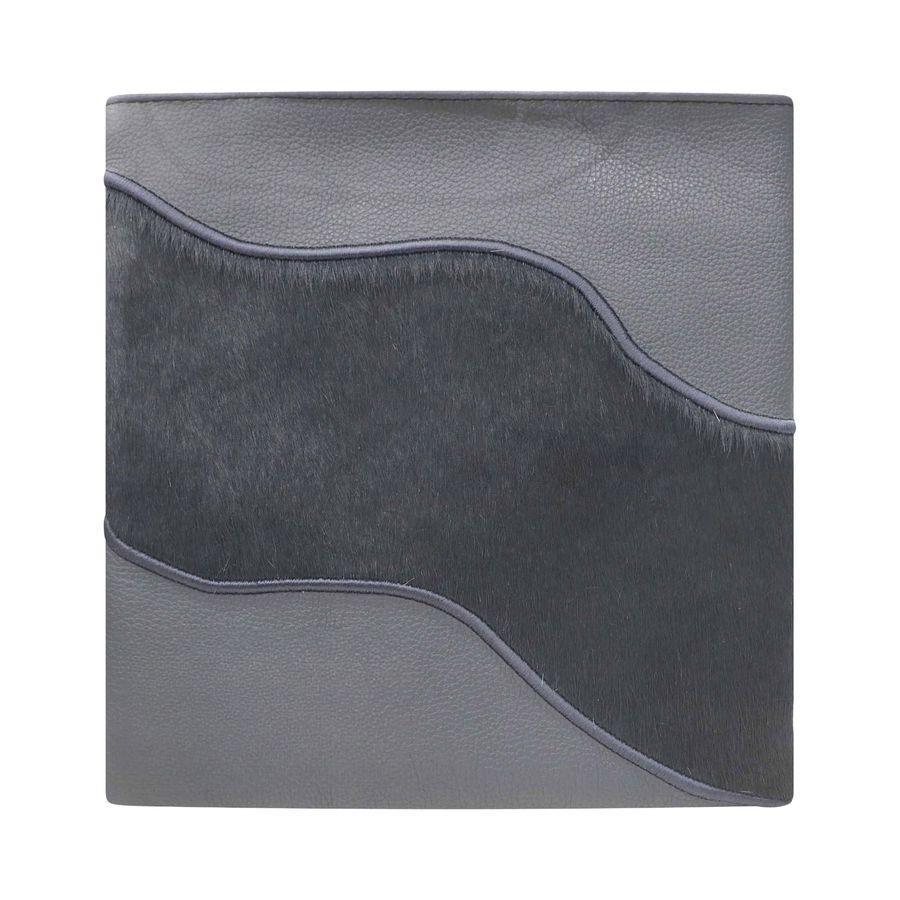 Tallis and Tefillin Bag Design 486-Leather And Fur – Navy
