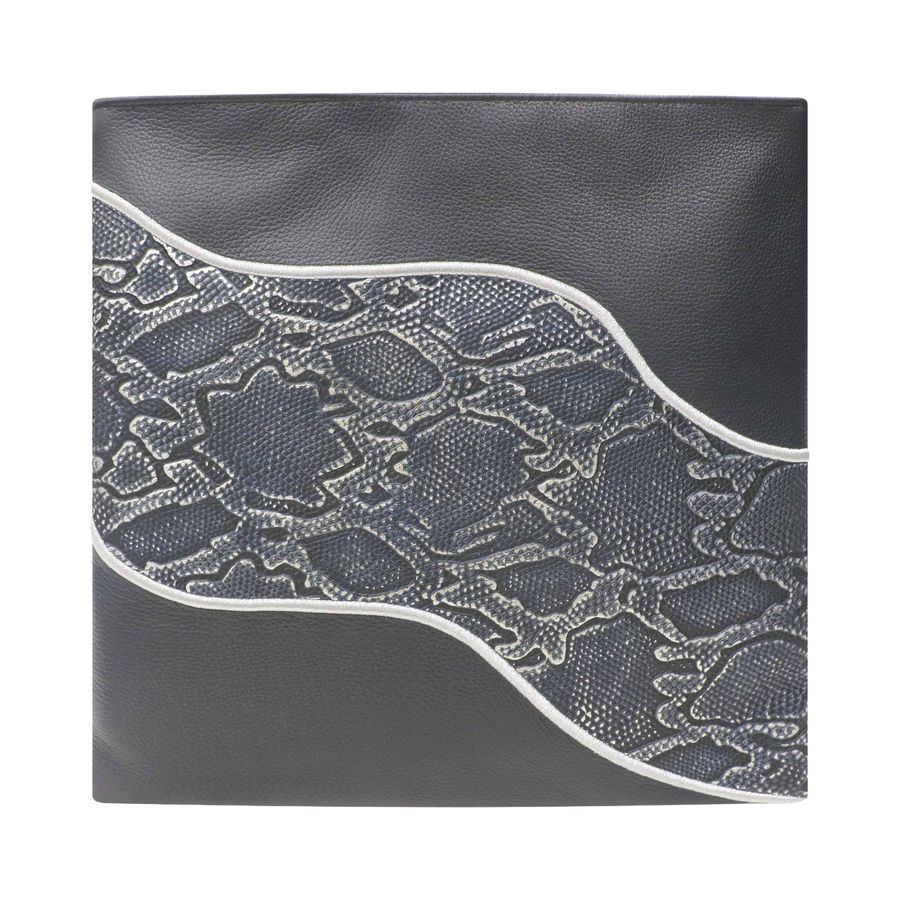 Tallis and Tefillin Bag Design 486-Alligator Leather – Navy