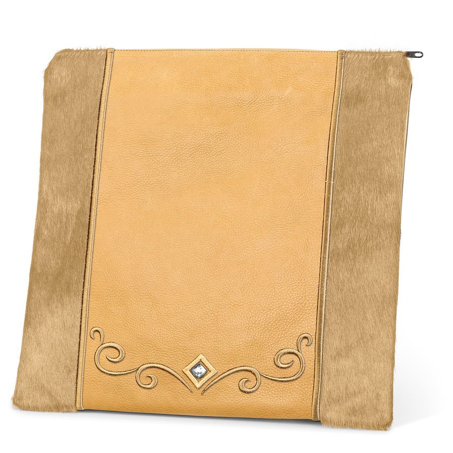 Tallis and Tefillin Bag Design 345 - Camel Fur and Leather – Camel