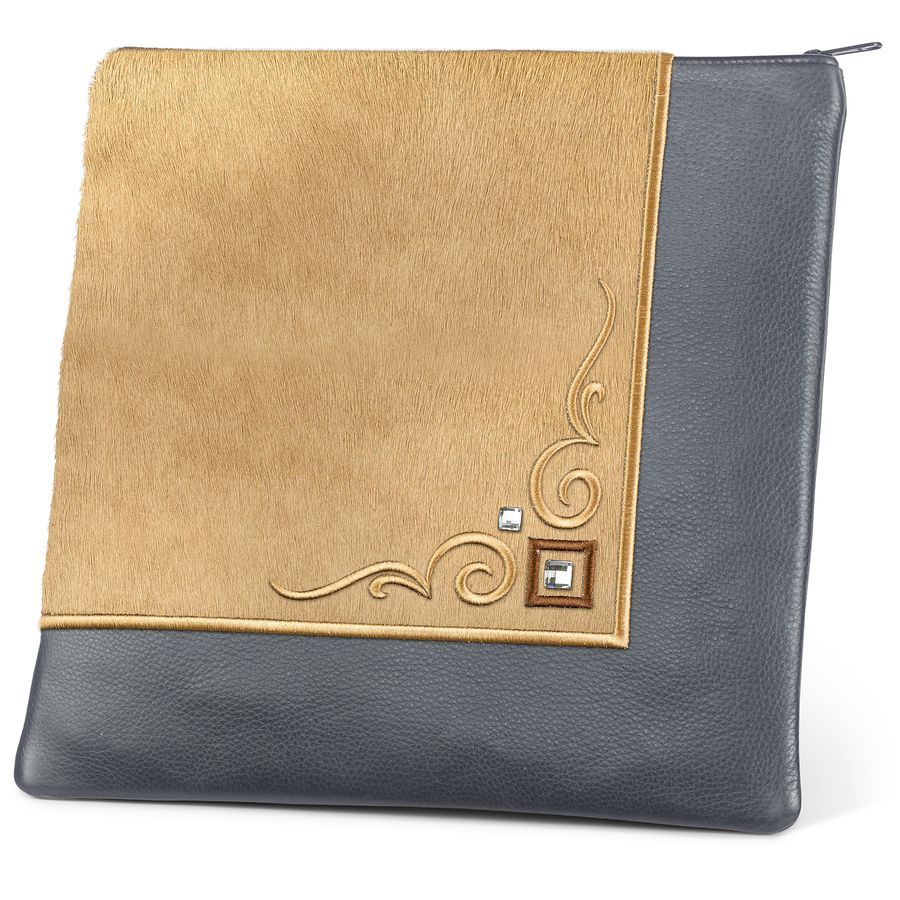 Tallis and Tefillin Bag Design 356 - Camel Fur and Leather – Livid