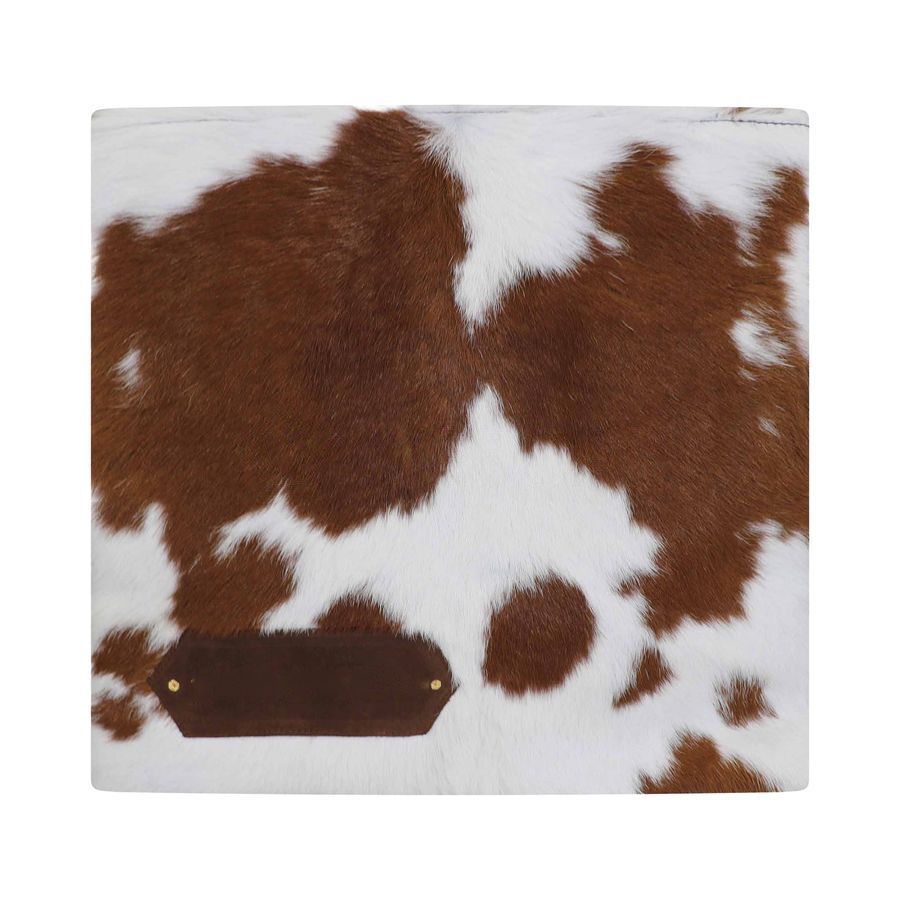 Tallis and Tefillin Bag Design 444 - Solid Fur – Brown&White Fur