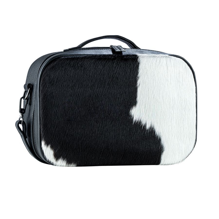 Traveling Tallit Bag Black and White Fur